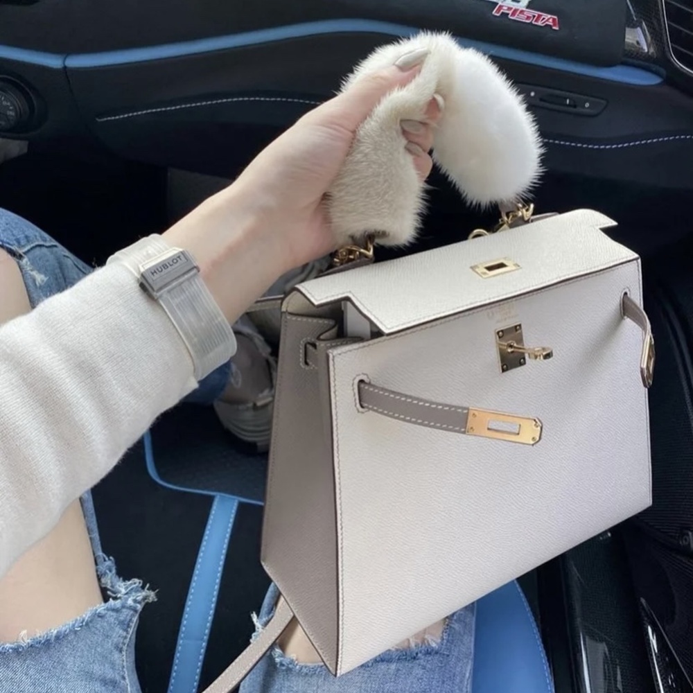 [에르메스] 2칼라 Hermes kelly Bag Togo – 에르메스 켈리백 28 토고 28 x 22 x 11cm (켈리 20 25 28 32 35)