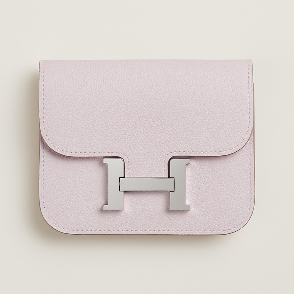 [에르메스]  3칼라 HERMES - Constance epsom 에르메스 콘스탄스 앱송 슬림 컴팩트 지갑 12.5cm x 10cm x 3cm