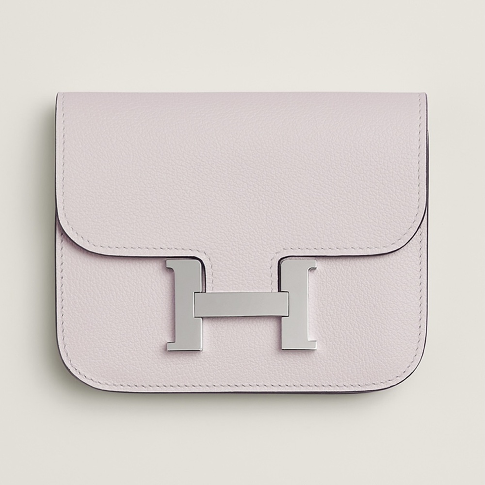 [에르메스]  3칼라 HERMES - Constance epsom 에르메스 콘스탄스 앱송 슬림 컴팩트 지갑 12.5cm x 10cm x 3cm