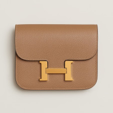 [에르메스]  3칼라 HERMES - Constance epsom 에르메스 콘스탄스 앱송 슬림 컴팩트 지갑 12.5cm x 10cm x 3cm