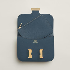 [에르메스]  3칼라 HERMES - Constance epsom 에르메스 콘스탄스 앱송 슬림 컴팩트 지갑 12.5cm x 10cm x 3cm