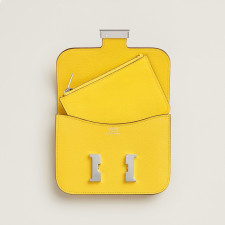 [에르메스]  3칼라 HERMES - Constance epsom 에르메스 콘스탄스 앱송 슬림 컴팩트 지갑 12.5cm x 10cm x 3cm
