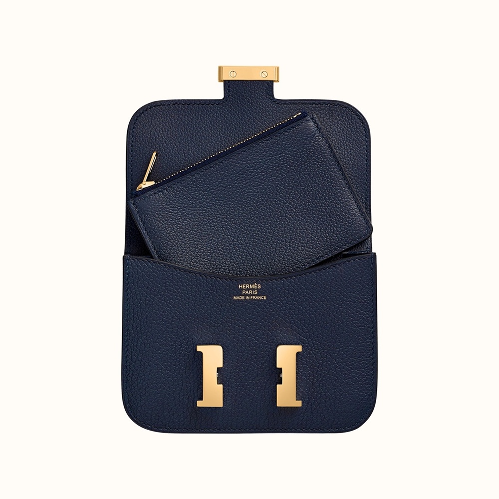 [에르메스]  3칼라 HERMES - Constance epsom 에르메스 콘스탄스 앱송 슬림 컴팩트 지갑 12.5cm x 10cm x 3cm
