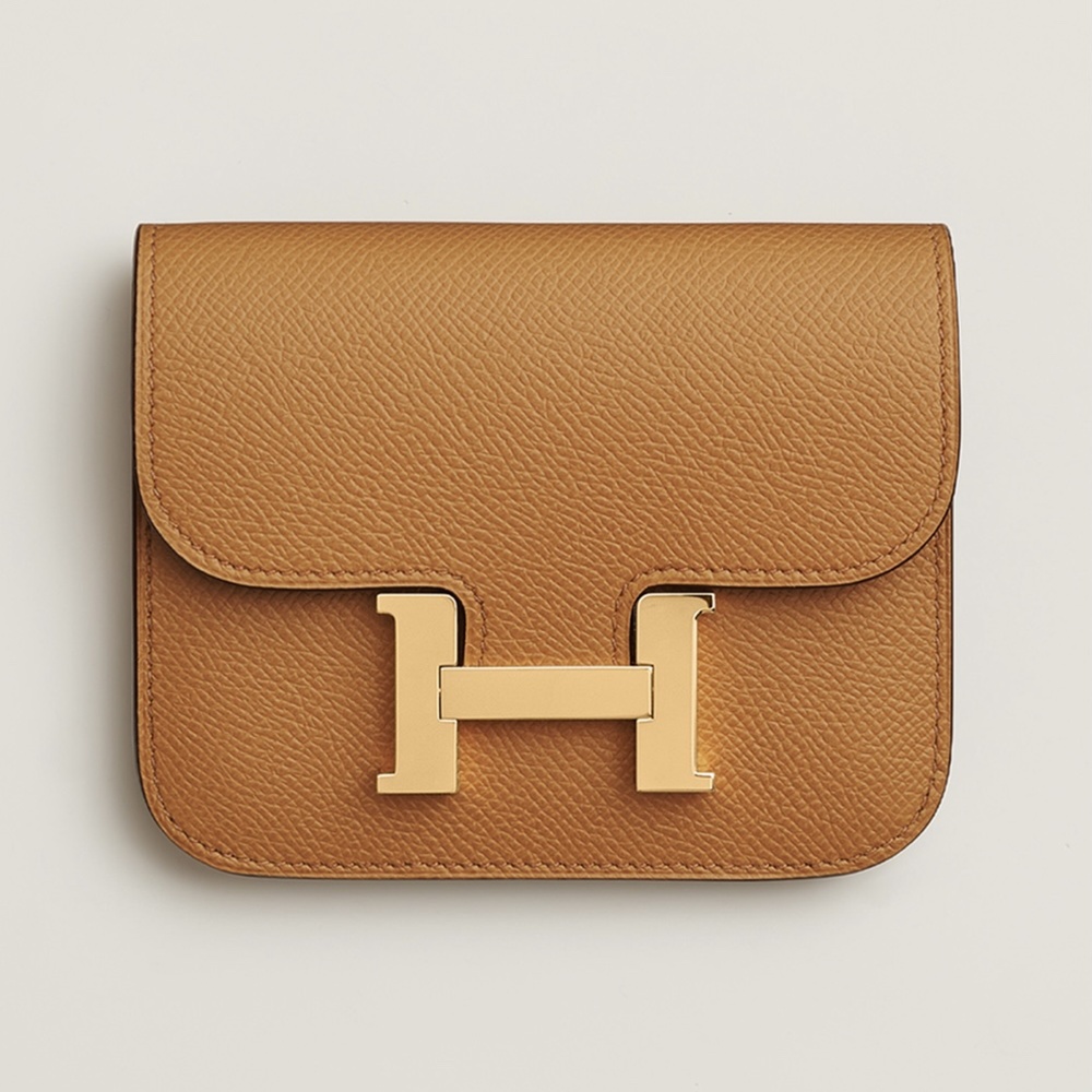 [에르메스]  3칼라 HERMES - Constance epsom 에르메스 콘스탄스 앱송 슬림 컴팩트 지갑 12.5cm x 10cm x 3cm