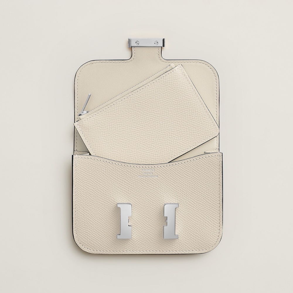 [에르메스]  3칼라 HERMES - Constance epsom 에르메스 콘스탄스 앱송 슬림 컴팩트 지갑 12.5cm x 10cm x 3cm