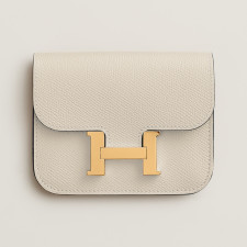 [에르메스]  3칼라 HERMES - Constance epsom 에르메스 콘스탄스 앱송 슬림 컴팩트 지갑 12.5cm x 10cm x 3cm