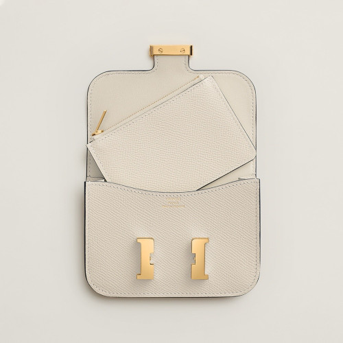 [에르메스]  3칼라 HERMES - Constance epsom 에르메스 콘스탄스 앱송 슬림 컴팩트 지갑 12.5cm x 10cm x 3cm