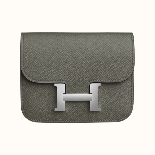 [에르메스]  3칼라 HERMES - Constance epsom 에르메스 콘스탄스 앱송 슬림 컴팩트 지갑 12.5cm x 10cm x 3cm