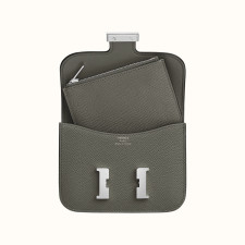 [에르메스]  3칼라 HERMES - Constance epsom 에르메스 콘스탄스 앱송 슬림 컴팩트 지갑 12.5cm x 10cm x 3cm