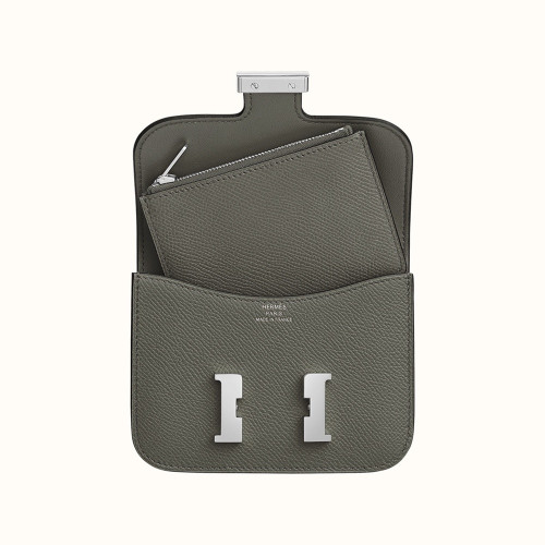 [에르메스]  3칼라 HERMES - Constance epsom 에르메스 콘스탄스 앱송 슬림 컴팩트 지갑 12.5cm x 10cm x 3cm