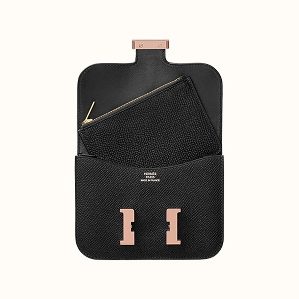 [에르메스]  3칼라 HERMES - Constance epsom 에르메스 콘스탄스 앱송 슬림 컴팩트 지갑 12.5cm x 10cm x 3cm