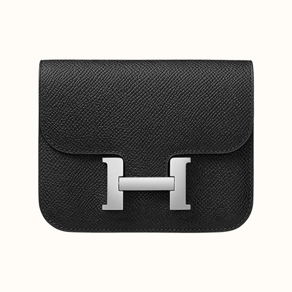 [에르메스]  3칼라 HERMES - Constance epsom 에르메스 콘스탄스 앱송 슬림 컴팩트 지갑 12.5cm x 10cm x 3cm