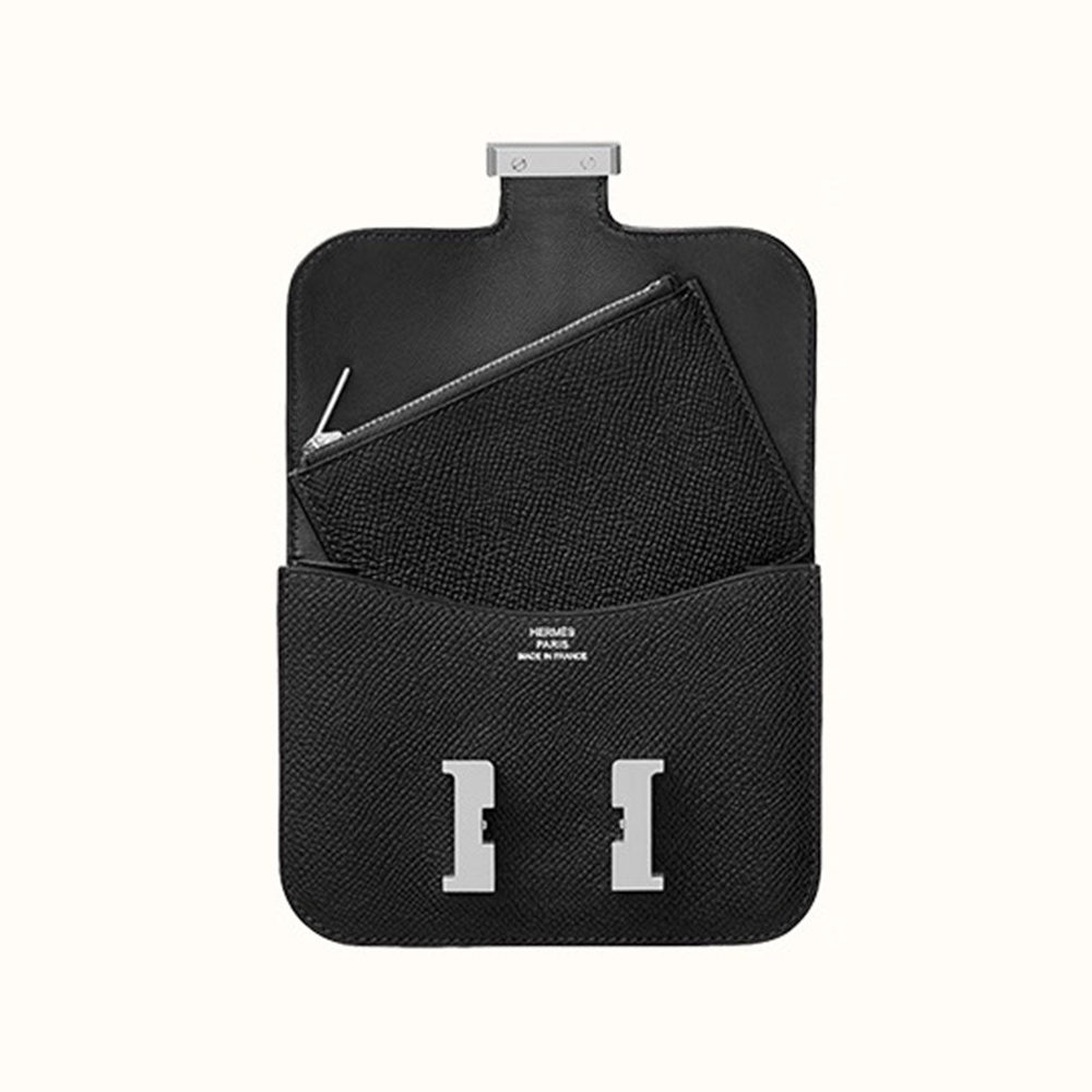 [에르메스]  3칼라 HERMES - Constance epsom 에르메스 콘스탄스 앱송 슬림 컴팩트 지갑 12.5cm x 10cm x 3cm