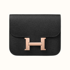[에르메스]  3칼라 HERMES - Constance epsom 에르메스 콘스탄스 앱송 슬림 컴팩트 지갑 12.5cm x 10cm x 3cm