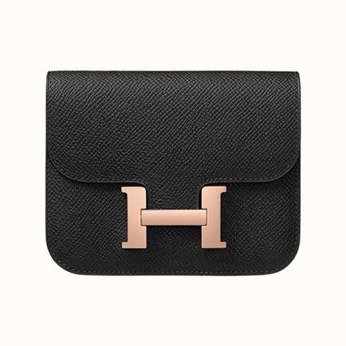 [에르메스]  3칼라 HERMES - Constance epsom 에르메스 콘스탄스 앱송 슬림 컴팩트 지갑 12.5cm x 10cm x 3cm