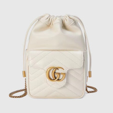 [GUCCI] 구찌 GG 마몽 마틀라세 미니 버킷백 746433 가로 15cm, 세로 21.5cm, 폭 7cm