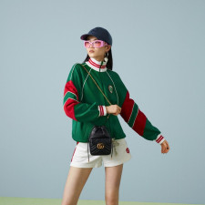 [GUCCI] 구찌 GG 마몽 마틀라세 미니 버킷백 746433 가로 15cm, 세로 21.5cm, 폭 7cm