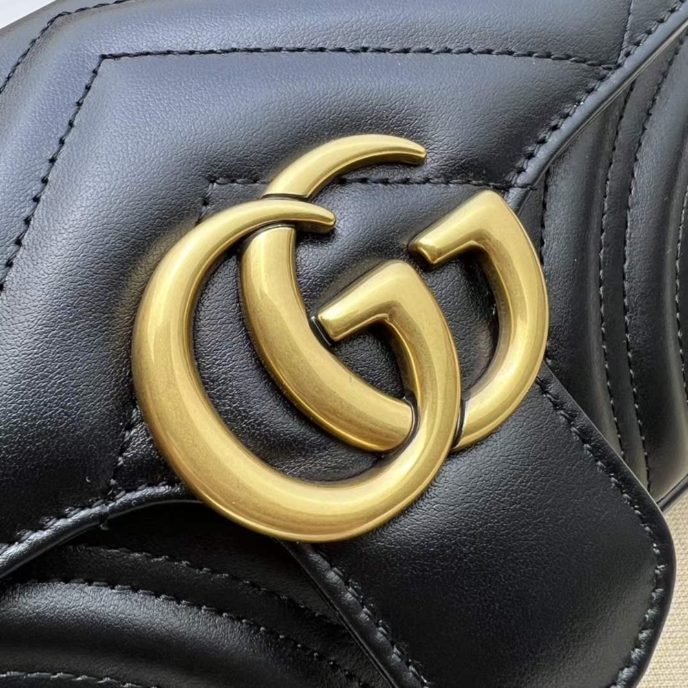 [GUCCI] 구찌 마몽 마틀라세 체인백 - Gucci GG Marmont Matelasse Mini CHAIN SHOULDER BAG 446744 - 23 x 14 x 6cm