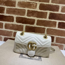 [GUCCI] 구찌 마몽 마틀라세 체인백 - Gucci GG Marmont Matelasse Mini CHAIN SHOULDER BAG 446744 - 23 x 14 x 6cm