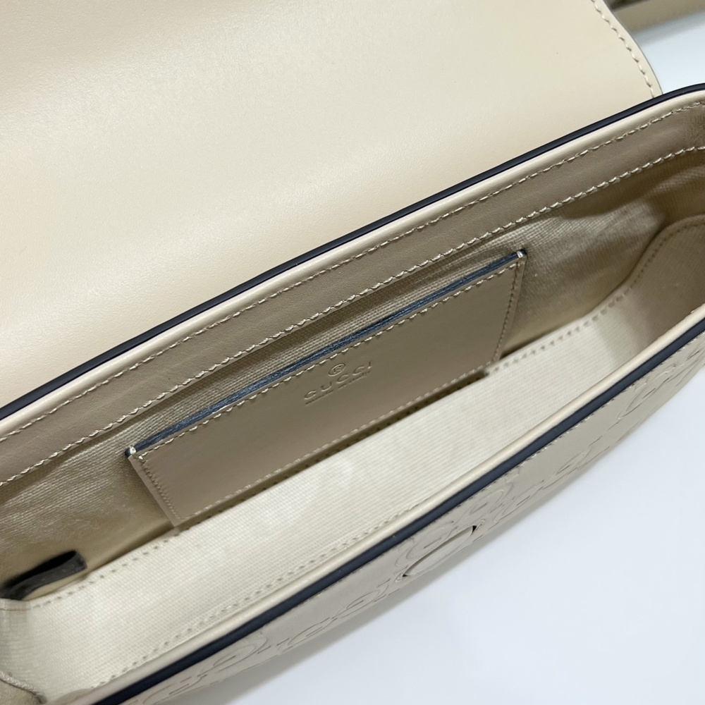 [GUCCI] 구찌 GG 수퍼 미니 숄더백 772794  21 x 13.5 x 3 cm