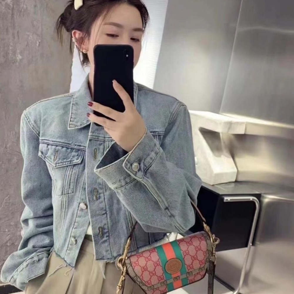 [GUCCI] 구찌 오피디아 미니 모노그램 코팅캔버스 메신저 백 – Gucci Ophidia Mini Monogram Canvas Messenger Bag 18 x 10 x 4