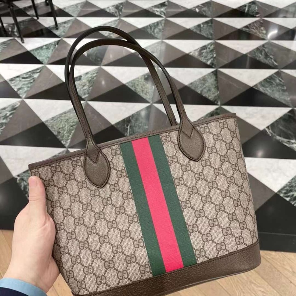 [GUCCI] 구찌 오피디아 슈프림 쇼퍼백 라지 547947 - GUCCI Ophidia Supreme SHOPPER BAG 25 x 20 x 12cm