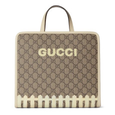 [GUCCI] 구찌 키즈 GG 슈프림 로고 프린트 토트백 605614 25 x 28.5 x 11 cm