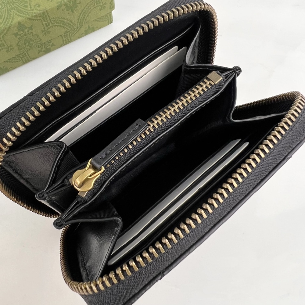 [GUCCI] 구찌 474813 GG 마몬트 마틀라세 반지갑 12m 세로 10cm