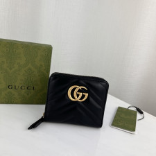 [GUCCI] 구찌 474813 GG 마몬트 마틀라세 반지갑 12m 세로 10cm
