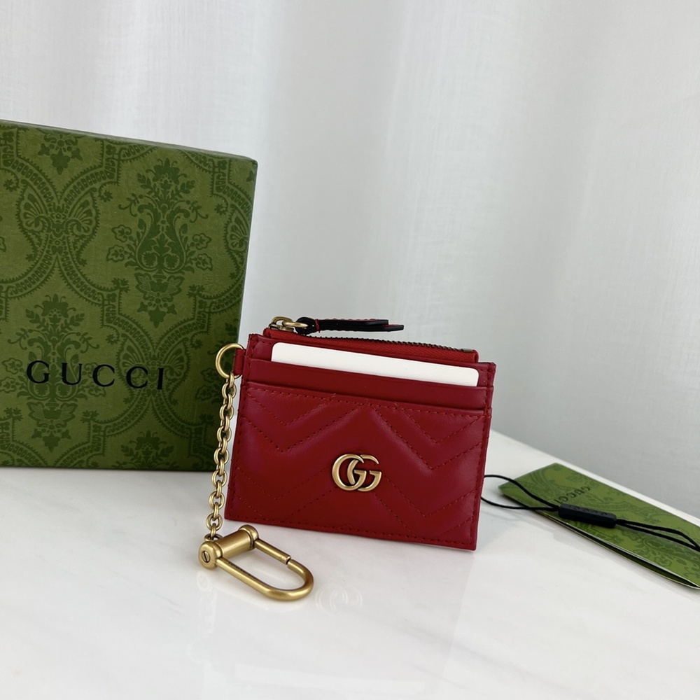[GUCCI] 구찌 GG 마몽 키 체인 지갑 627064 10.5cm x 7cm