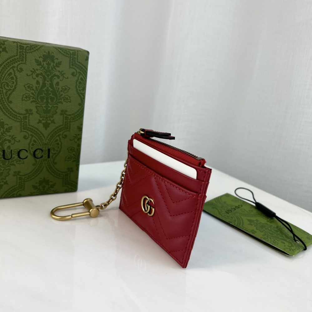 [GUCCI] 구찌 GG 마몽 키 체인 지갑 627064 10.5cm x 7cm