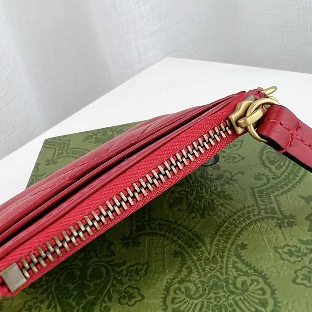 [GUCCI] 구찌 GG 마몽 키 체인 지갑 627064 10.5cm x 7cm