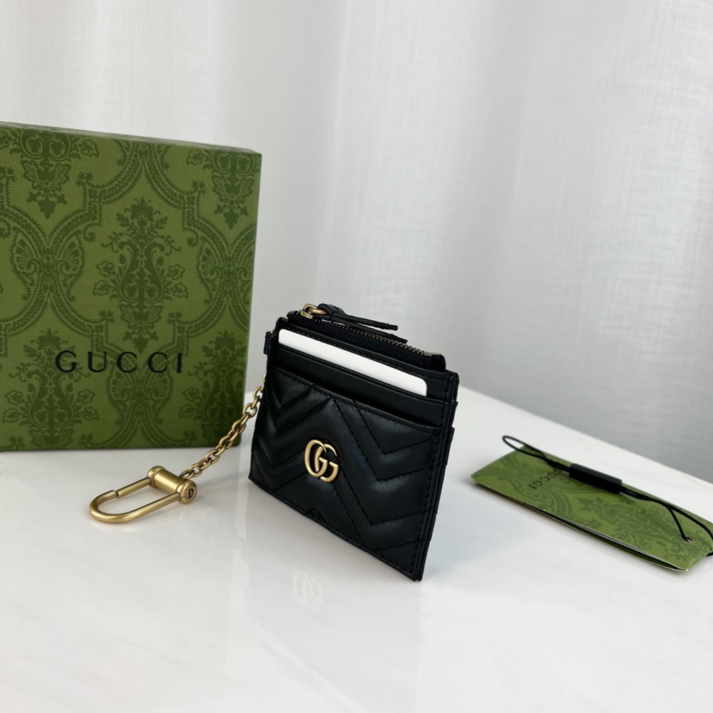 [GUCCI] 구찌 GG 마몽 키 체인 지갑 627064 10.5cm x 7cm