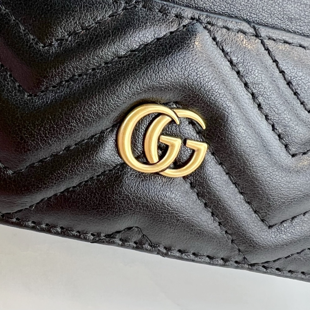 [GUCCI] 구찌 GG 마몽 키 체인 지갑 627064 10.5cm x 7cm