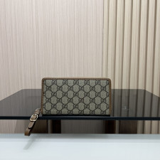 [GUCCI] 구찌 GG 엠블럼 지퍼 장지갑 819122 가로 19cm 세로 10cm