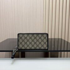 [GUCCI] 구찌 GG 엠블럼 지퍼 장지갑 819122 가로 19cm 세로 10cm