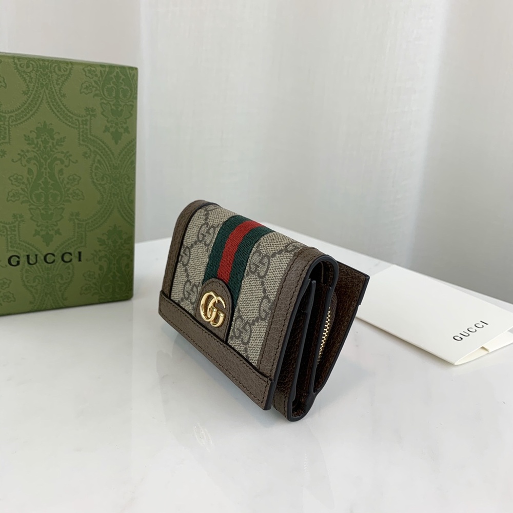 [GUCCI] 구찌 GG 오피디아 여성 반지갑 644334 가로10.5cm, 세로8cm, 폭3