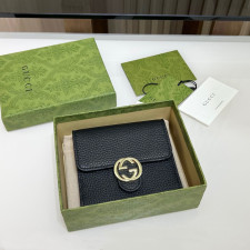 [GUCCI] 구찌 GG 인터로킹 반지갑 615525 가로 12cm x 세로 10.5cm x폭 2cm