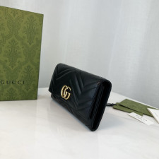 [GUCCI] 구찌 GUCCI GG 마몽 지퍼 장지갑 443123 19cm 세로 10cm