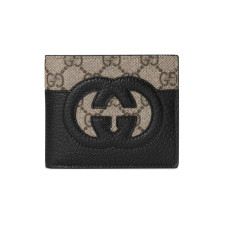 [GUCCI] 2칼라 구찌 GUCCI 컷아웃 인터로킹 G 지갑 반지갑 701420 가로 11cm x 세로 9cm