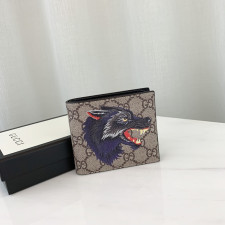 [GUCCI] 구찌 수프림 GG 로고 캔버스 반지갑 451268 가로 11cm X 세로 9cm