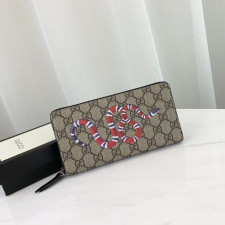 [GUCCI] 구찌 수프림 GG 로고 캔버스 장지갑 451273 가로 19cm X 세로 10.5cm X 폭 2 cm