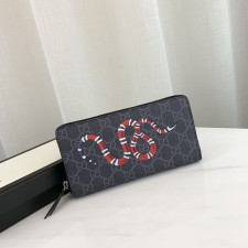 [GUCCI] 구찌 수프림 GG 로고 캔버스 장지갑 451273 가로 19cm X 세로 10.5cm X 폭 2 cm
