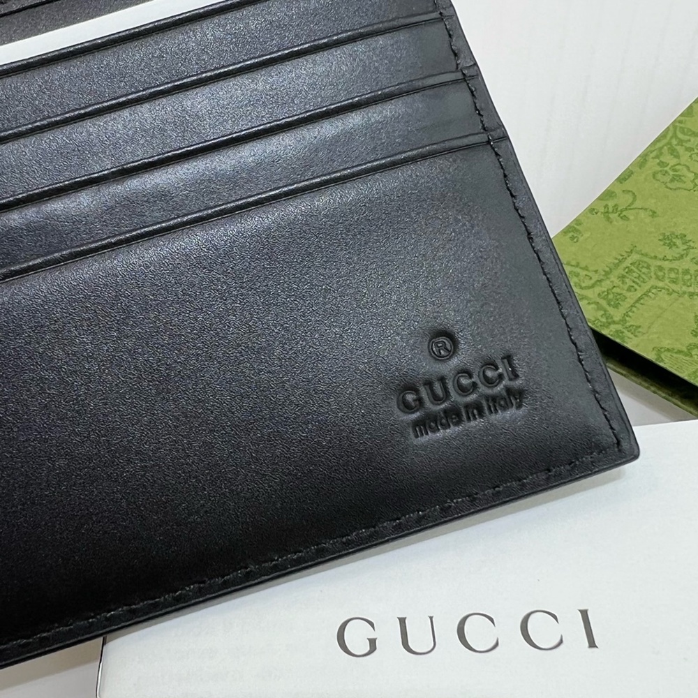 [GUCCI] 구찌 슈프림 3선 남성 GG 월렛 반지갑 408827 가로 11cm X 세로 9.5cm X 폭  1cm