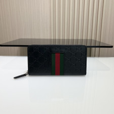 [GUCCI] 구찌 슈프림 3선 남성 GG 월렛 장지갑 408831 가로 19cm X 세로 10.5cm X 폭 2cm