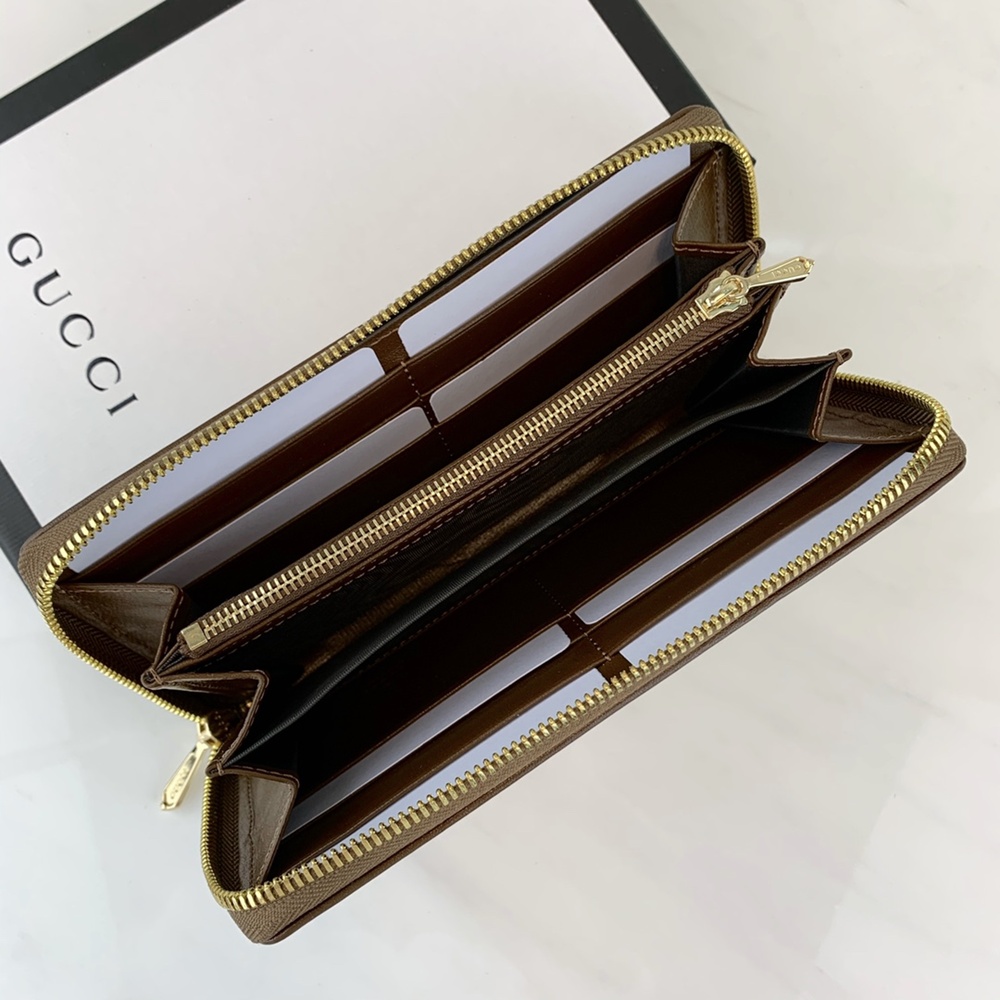 [GUCCI] 구찌 홀스빗 1955 지퍼 지갑 621889 가로 19cm X 세로 10.5cm X 폭 2cm