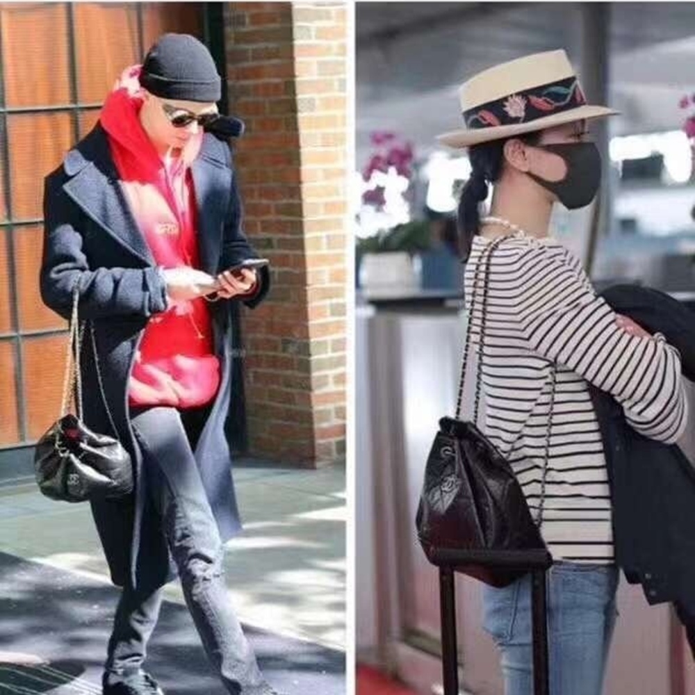 [CHANEL] CHANEL Small Gabrielle Backpack Aged Calfskin - 가브리엘 백팩 스몰 빈티지 카프스킨 23x10.5x22.5cm