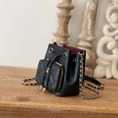 [CHANEL] 2칼라 CHANEL Small Calfskin Bag - 샤넬 스몰  카프스킨 숄더백 12.5x10x7.5 cm