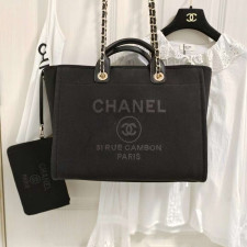 [CHANEL] CHANEL SHOOPER DOBIL shoulder bag - 샤넬 트위드 글리터 도빌 스몰 라지 쇼퍼 숄더백 대38cm 중26cm 소32 cm