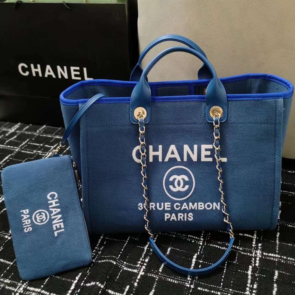 [CHANEL] CHANEL SHOOPER DOBIL shoulder bag - 샤넬 트위드 글리터 도빌 스몰 라지 쇼퍼 숄더백 대38cm 중26cm 소32 cm